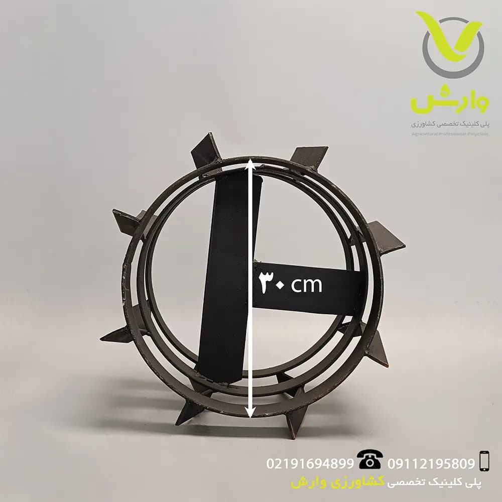 چرخ باغی آهنی دیزلی چپ AMI-W6 — تصویر ۲