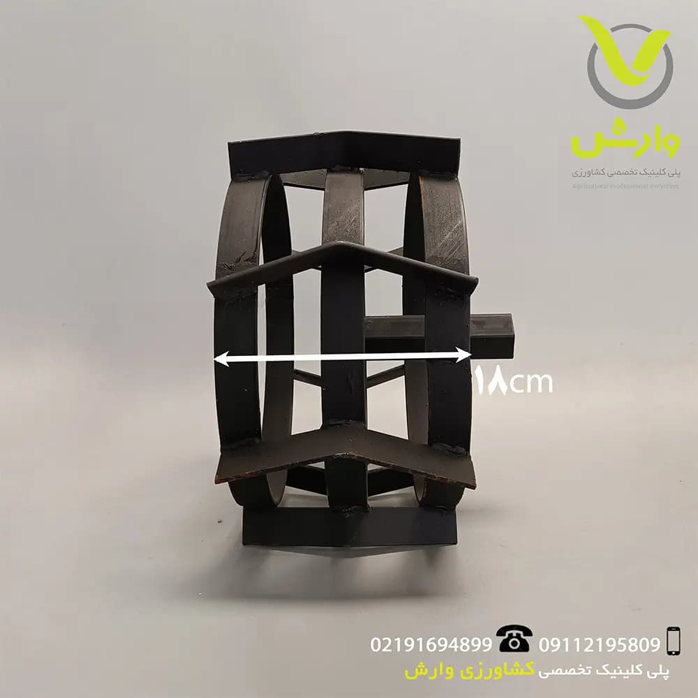 چرخ باغی آهنی دیزلی چپ AMI-W6 — تصویر ۴