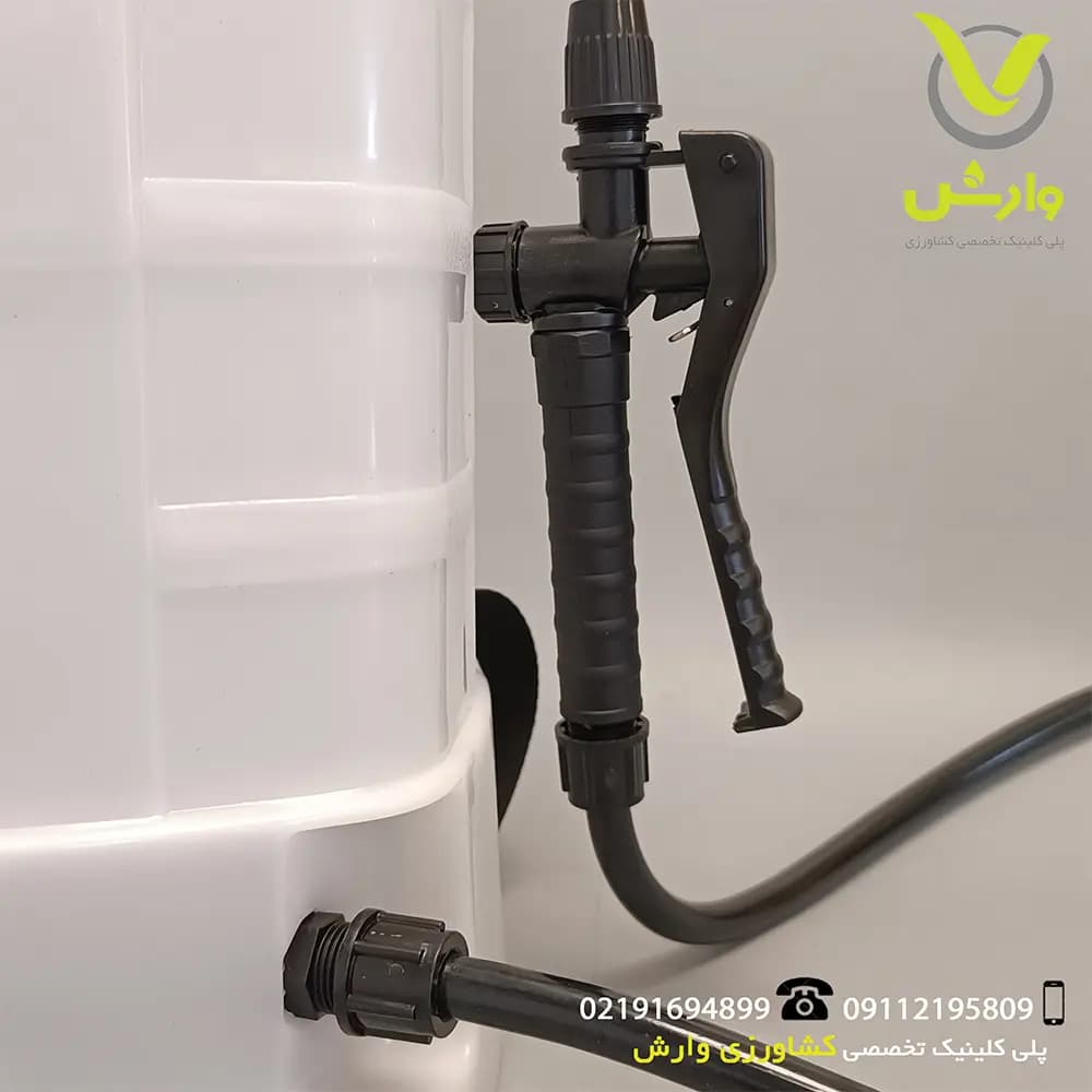 سمپاش شارژی دوکاره دبل پمپ شیام میتسوبیشی 20 لیتری – XF-20M18 A — تصویر ۳