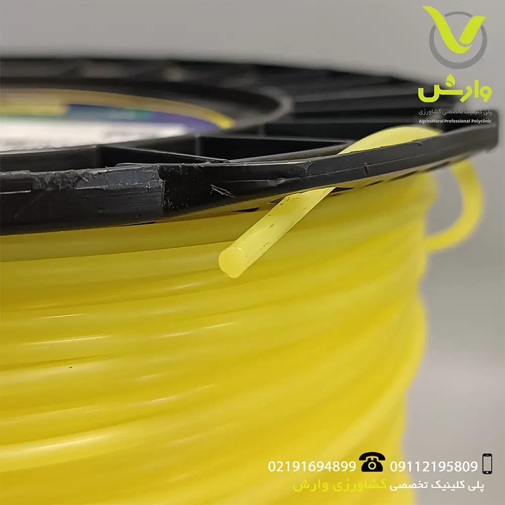 نخ علف زن گرد 3 میلی متر SPEED FRANCE زرد 169متری — تصویر ۲