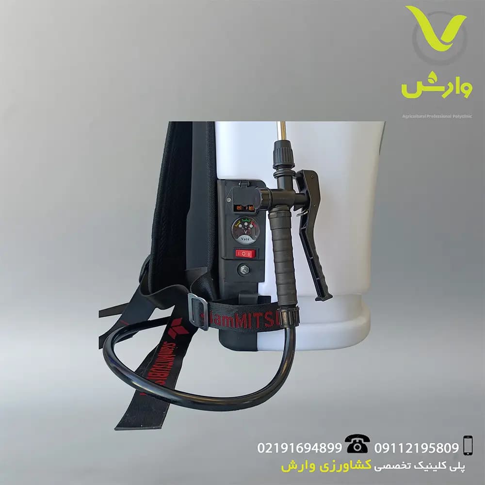 سمپاش شارژی تک کاره با پشتی طبی شیام میتسوبیشی 20لیتری – FX-20M4 — تصویر ۳