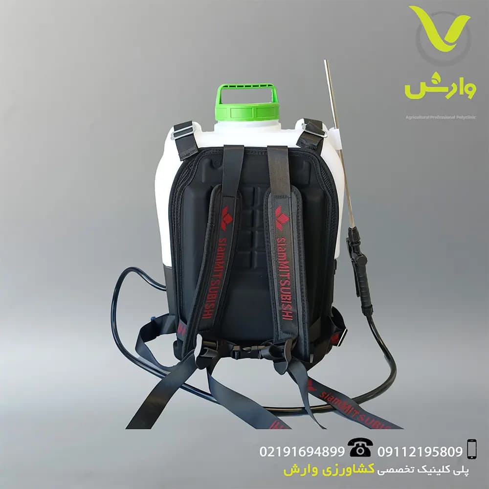 سمپاش شارژی تک کاره با پشتی طبی شیام میتسوبیشی 20لیتری – FX-20M4 — تصویر ۲
