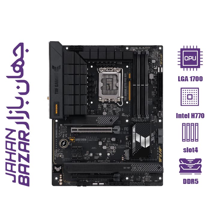 مادربرد ایسوس مدل TUF GAMING H770-PRO WIFI DDR5