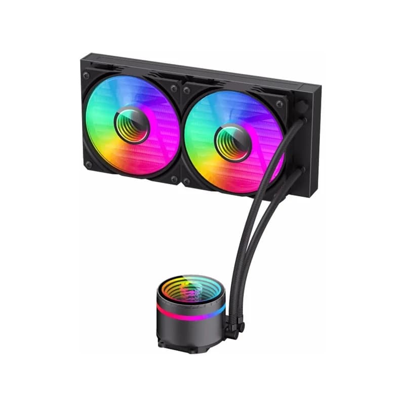 خنک کننده پردازنده گیم مکس ICE BURG Infinity 240 BLACK — تصویر ۲