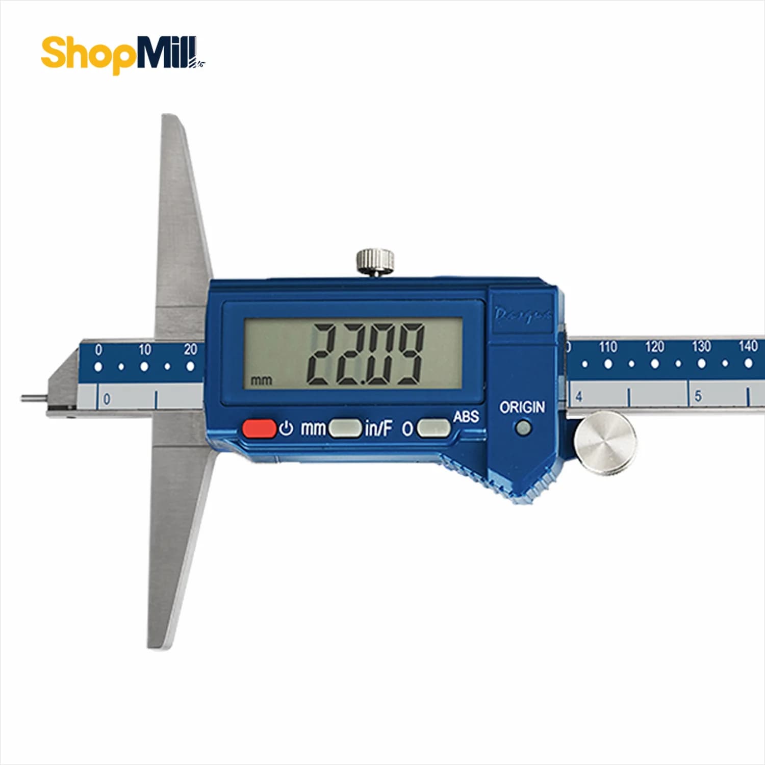 کولیس عمق سنج دیجیتال نوک سوزنی 150 میلی متر IP67 داسکوا (Dasqua) مدل 2105-2250 — تصویر ۲
