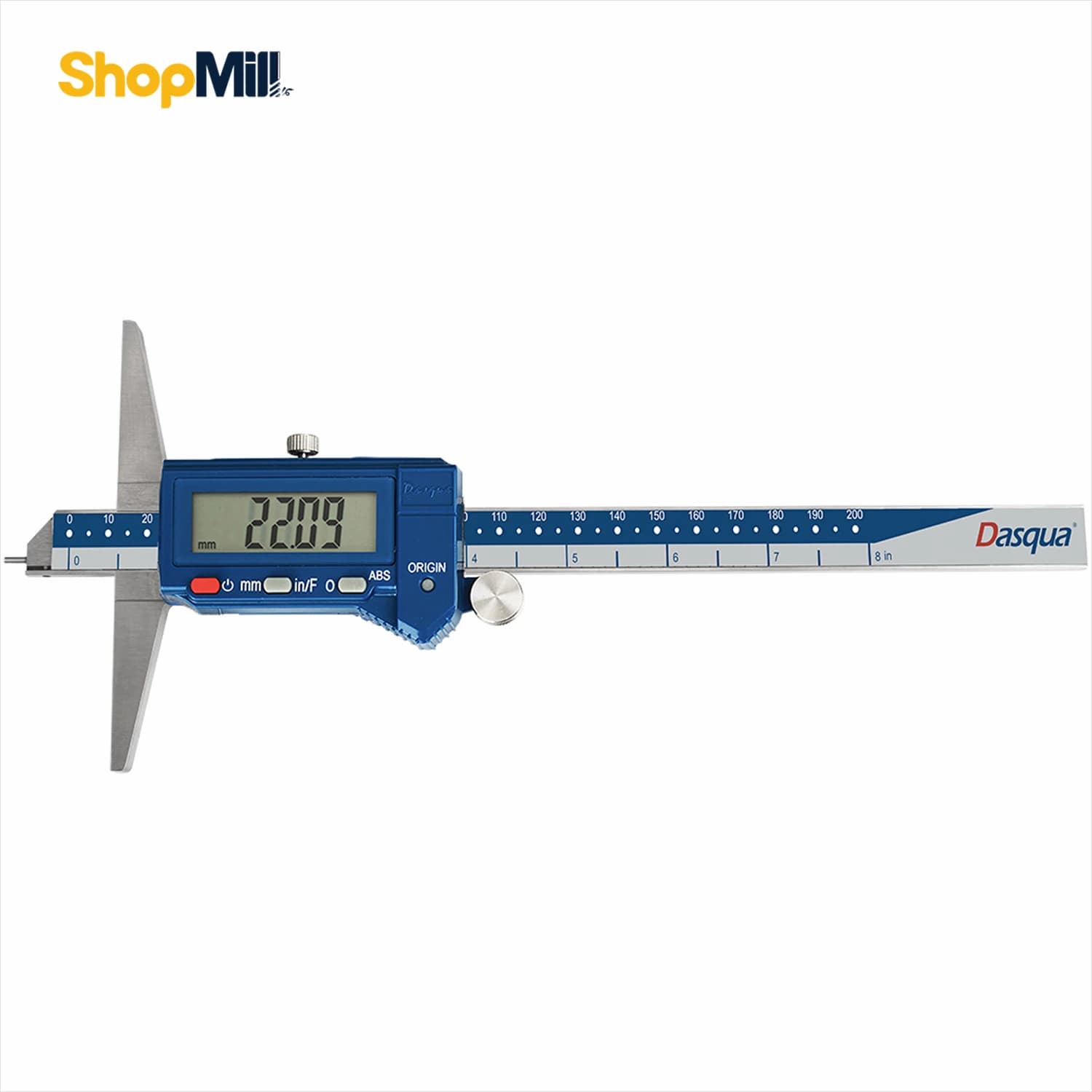 کولیس عمق سنج دیجیتال نوک سوزنی 150 میلی متر IP67 داسکوا (Dasqua) مدل 2105-2250