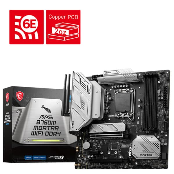 مادربرد ام اس آی MSI MAG B760M MORTAR WIFI — تصویر ۵