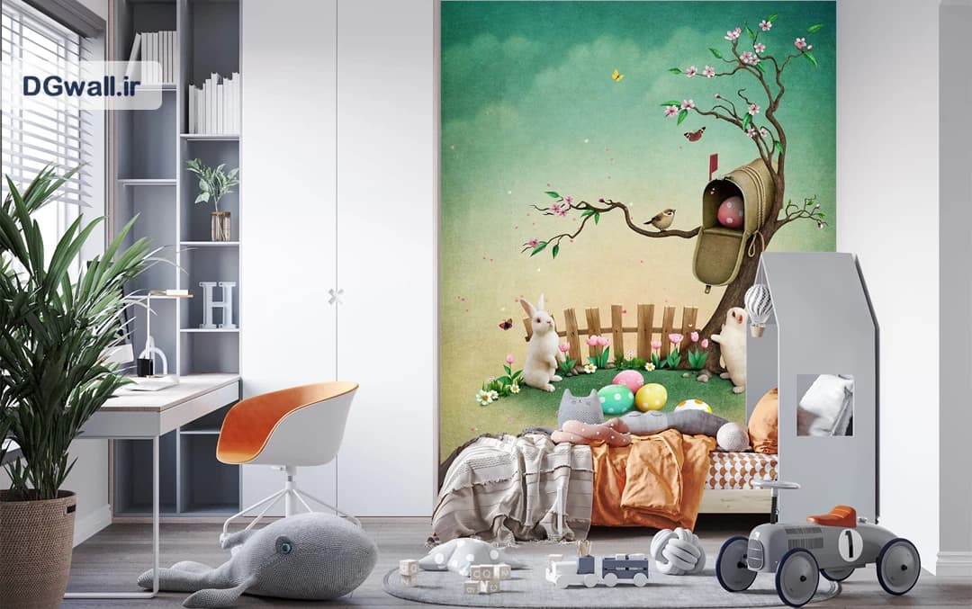 پوستر دیواری کودک خرگوش B0737