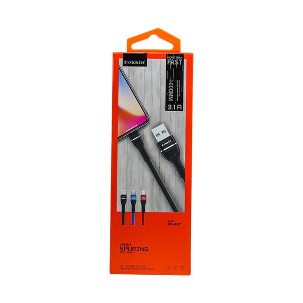 کابل شارژر MICRO-USB اندروید DEKKIN دکین مدل DK- A82