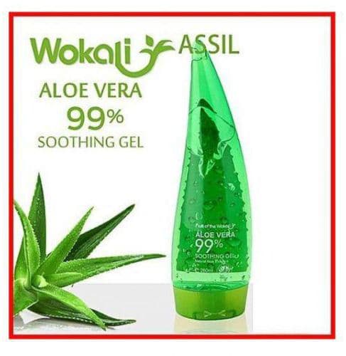 ژل آبرسان آلوئه ورا 99% وکالی اورجینال WOKALI — تصویر ۷
