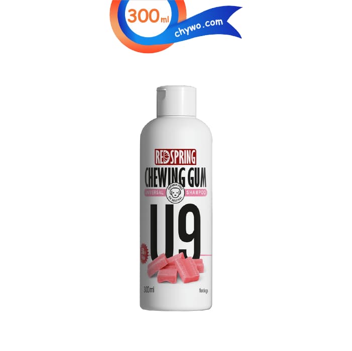 شامپو روزانه سگ رد اسپرینگ مدل U9 مناسب انواع مو عصاره آدامس وزن 300 میلی لیتر RedSpring Chewing Gum