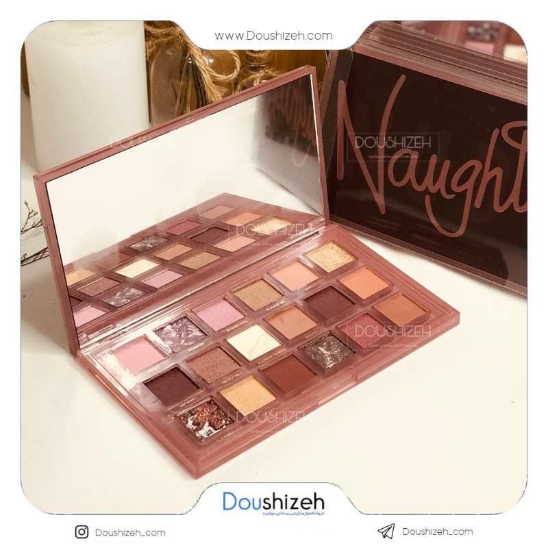 پالت سایه 18 رنگ ناتی هدی بیوتی HUDA BEAUTY — تصویر ۲