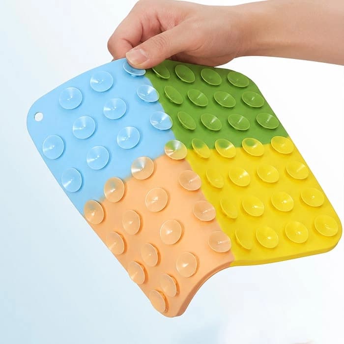 مت سیلیکونی لیسیدنی سگ و گربه ( آرام خور ) ابعاد 20×20 سانتی متر — تصویر ۲