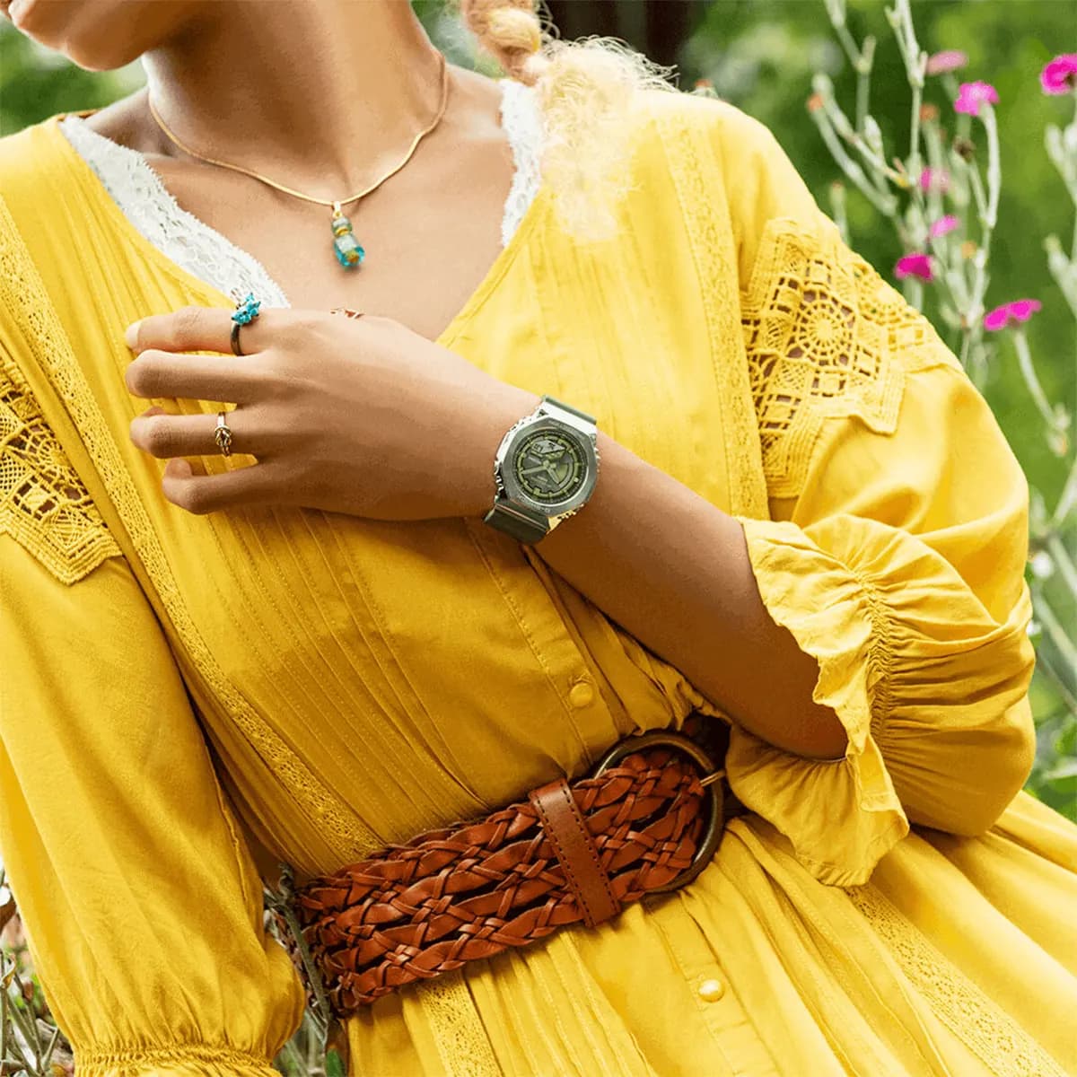 ساعت مچی جی شاک زنانه مدل G-SHOCK GM-S2100-3ADR — تصویر ۷
