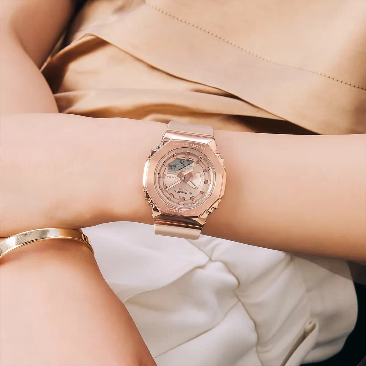 ساعت مچی زنانه جی شاک مدل G-SHOCK GM-S2100PG-4ADR — تصویر ۷