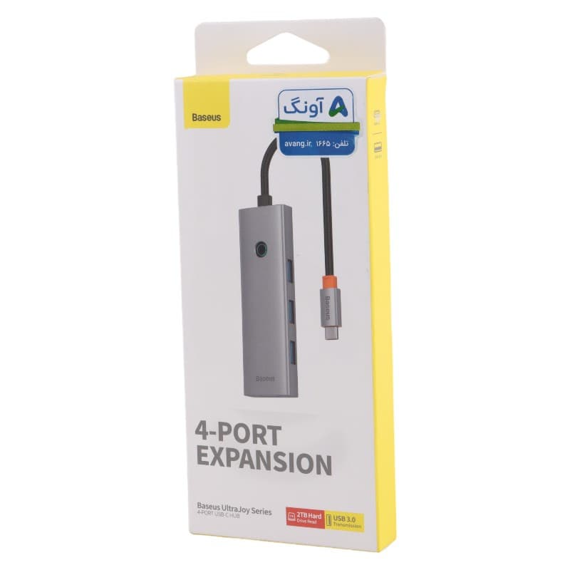 هاب 4 پورت بیسوس Type-C مدل Flite B0005280A813-00 — تصویر ۵