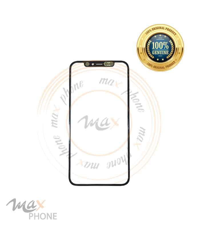 گلس تعمیراتی (گلس فنی) با oca و فریم آیفون 11 پرو مشکی | glass 11 pro