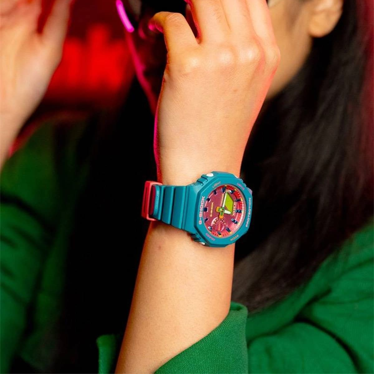 ساعت مچی زنانه جی شاک مدل G-SHOCK GMA-S2100BS-3ADR — تصویر ۵
