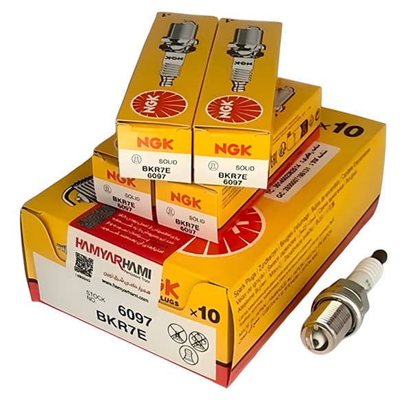 شمع موتور NGK کد 6097 بسته 4 عددی مناسب برای دنا