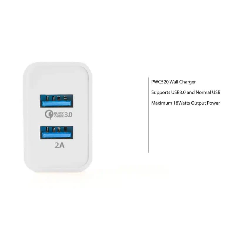 شارژر دیواری PWC520 پرووان همراه با کابل میکرو یو اس بی — تصویر ۵