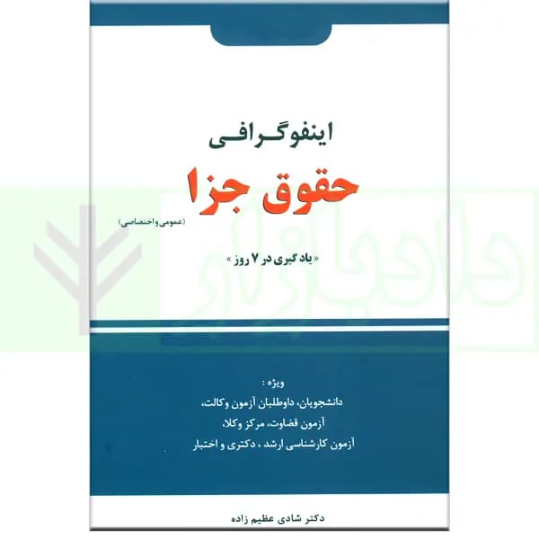 اینفوگرافی حقوق جزا عمومی و اختصاصی | دکتر عظیم زاده