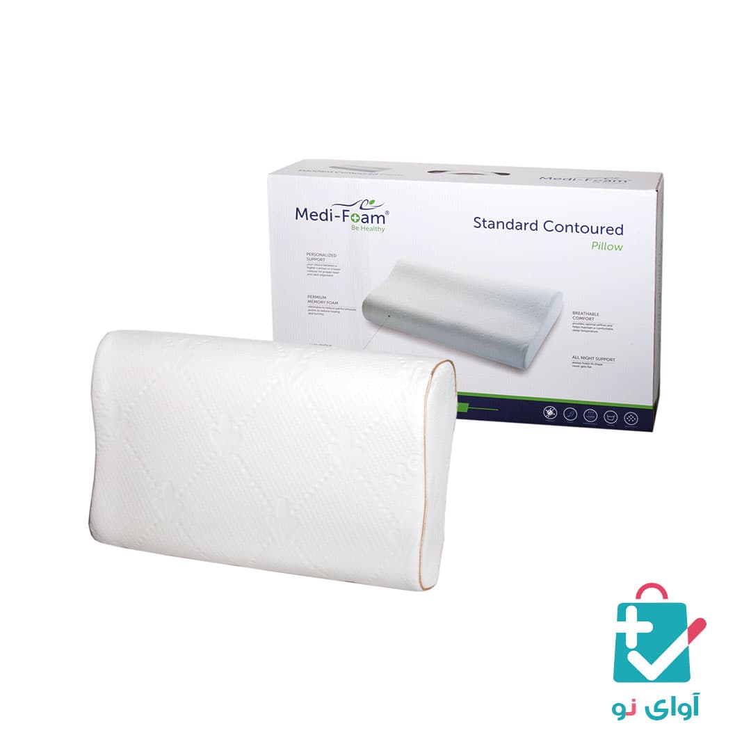 بالشت مموری فوم موج دار مدیفوم medifoam