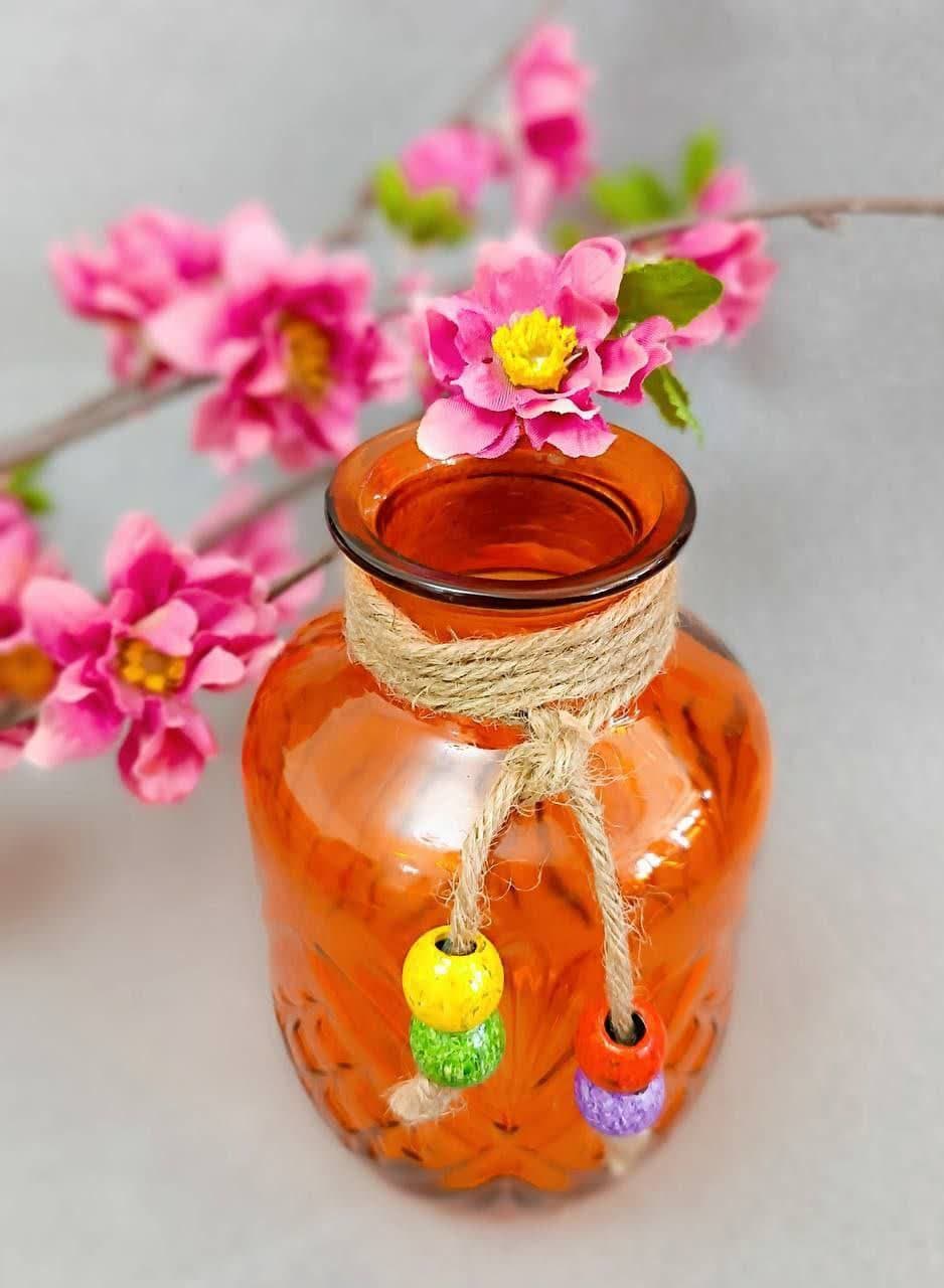 گلدان شیشه ای نگین