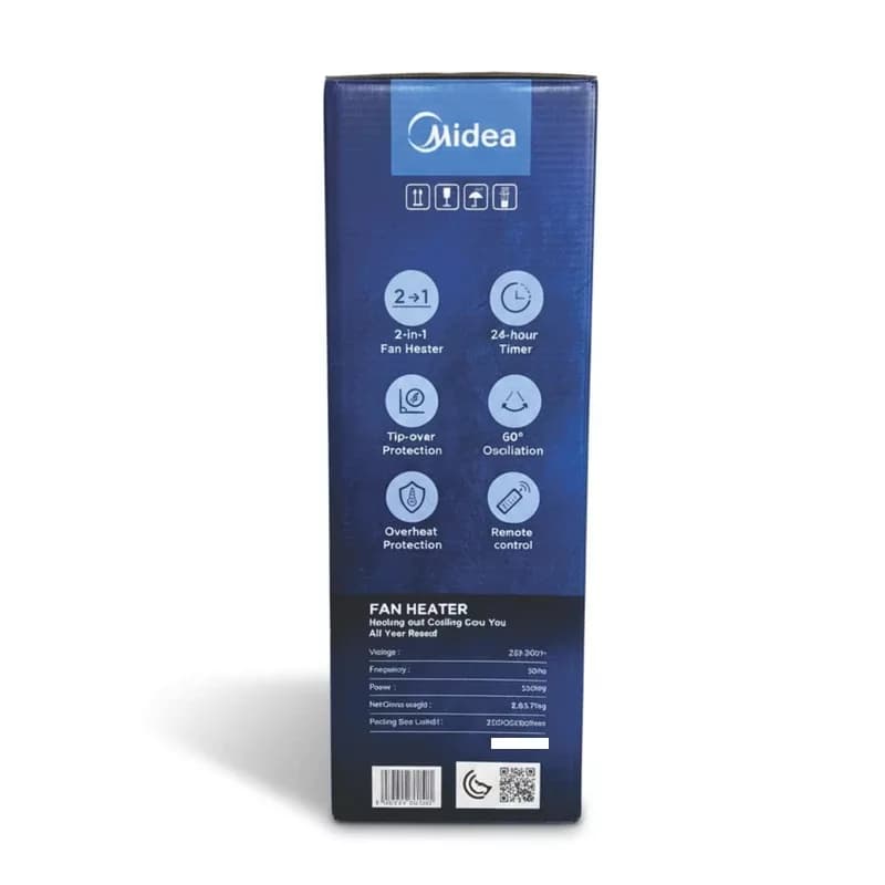 بخاری برقی مایدیا مدل NTH20-21GR — تصویر ۳