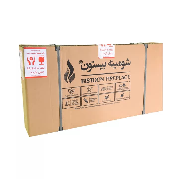 شومینه برقی شومینه بیستون مدل Z.E.NARVIN.Br.L4 — تصویر ۳