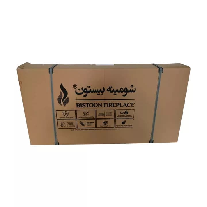 بخاری برقی شومینه بیستون مدل 2100 — تصویر ۲