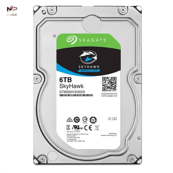 هارد اینترنال سیگیت مدل Skyhawk با ظرفیت 6 ترابایت — تصویر ۲