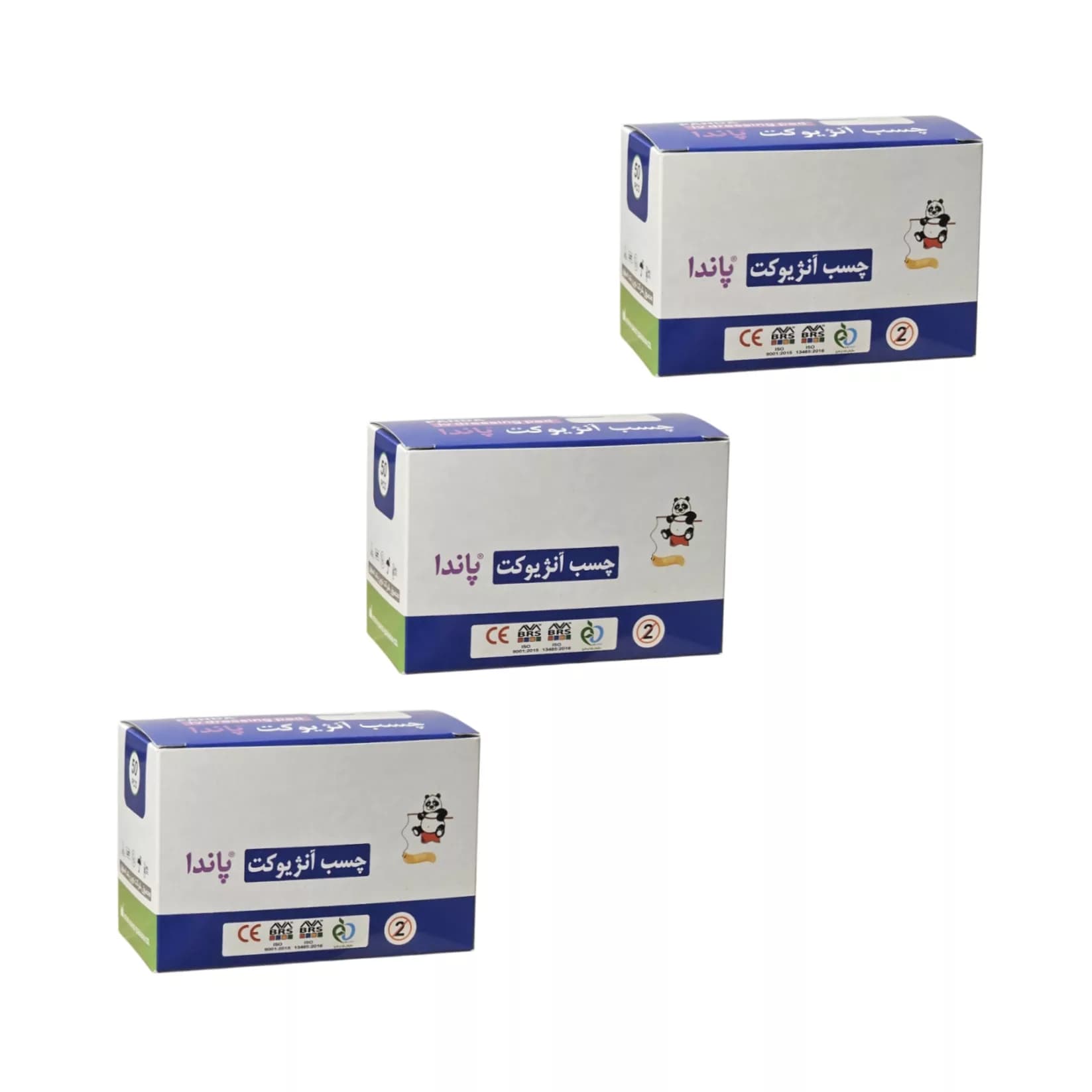 چسب آنژیوکت پاندا مدل IV سه بسته ی 50 عددی