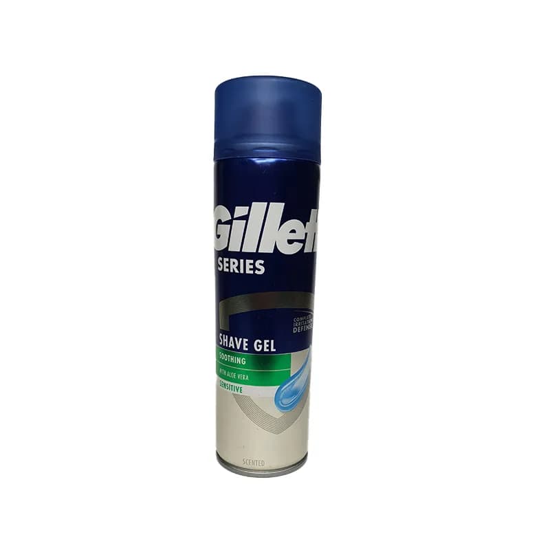 ژل اصلاح ژیلت سری sensitive مدل Soothing حجم 200 میل