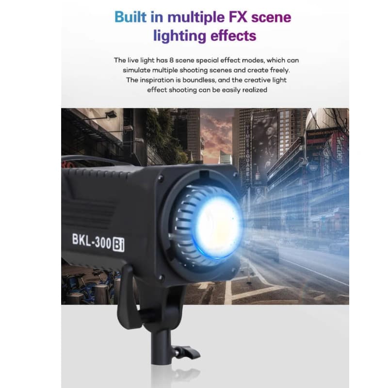ویدئولایت Zsyb BKL-300 Bi-Color Portable Professional COB — تصویر ۲