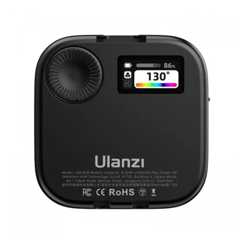 نور ثابت ال ای دی جیبی اولانزی مدل Ulanzi U60 RGB — تصویر ۳