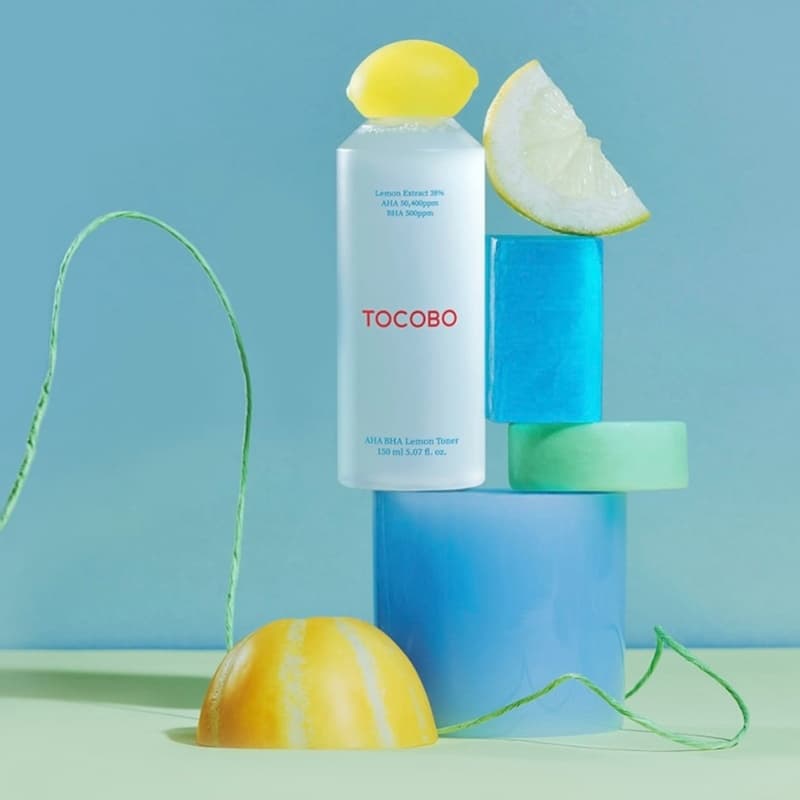 تونر لایه‌بردار توکوبو مدل Tocobo AHA BHA Lemon — تصویر ۳