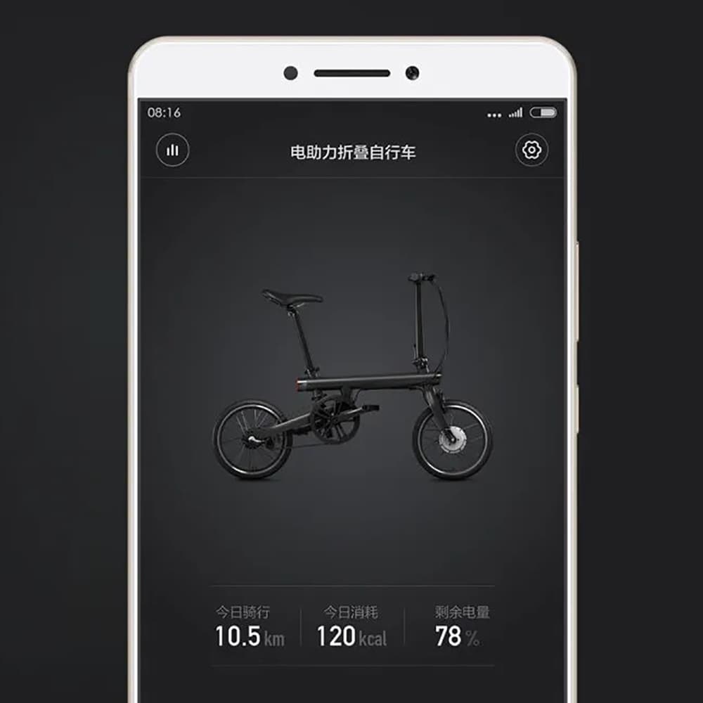 دوچرخه برقی تاشو شیائومی Mijia QiCycle Folding Electric Bike XC01QJ (جعبه باز) — تصویر ۳
