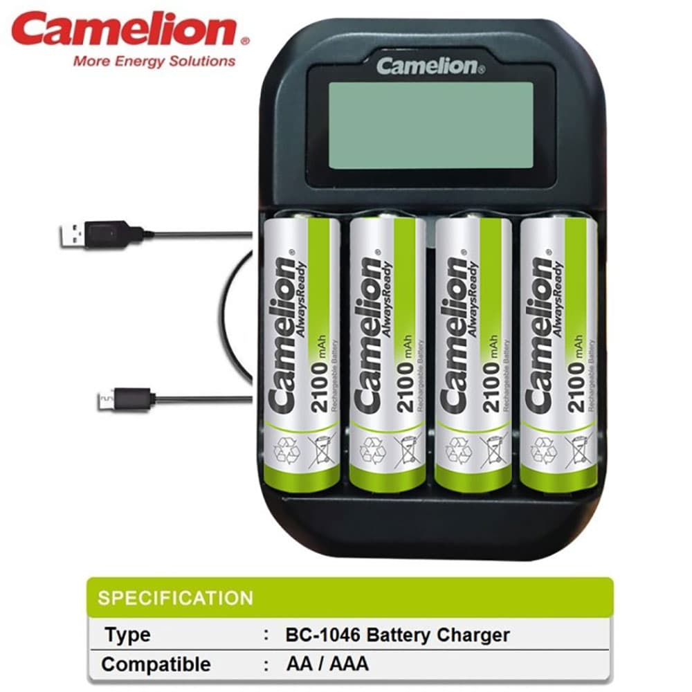 شارژر باتری کملیون Camelion Battery Charger BC-1046 — تصویر ۴