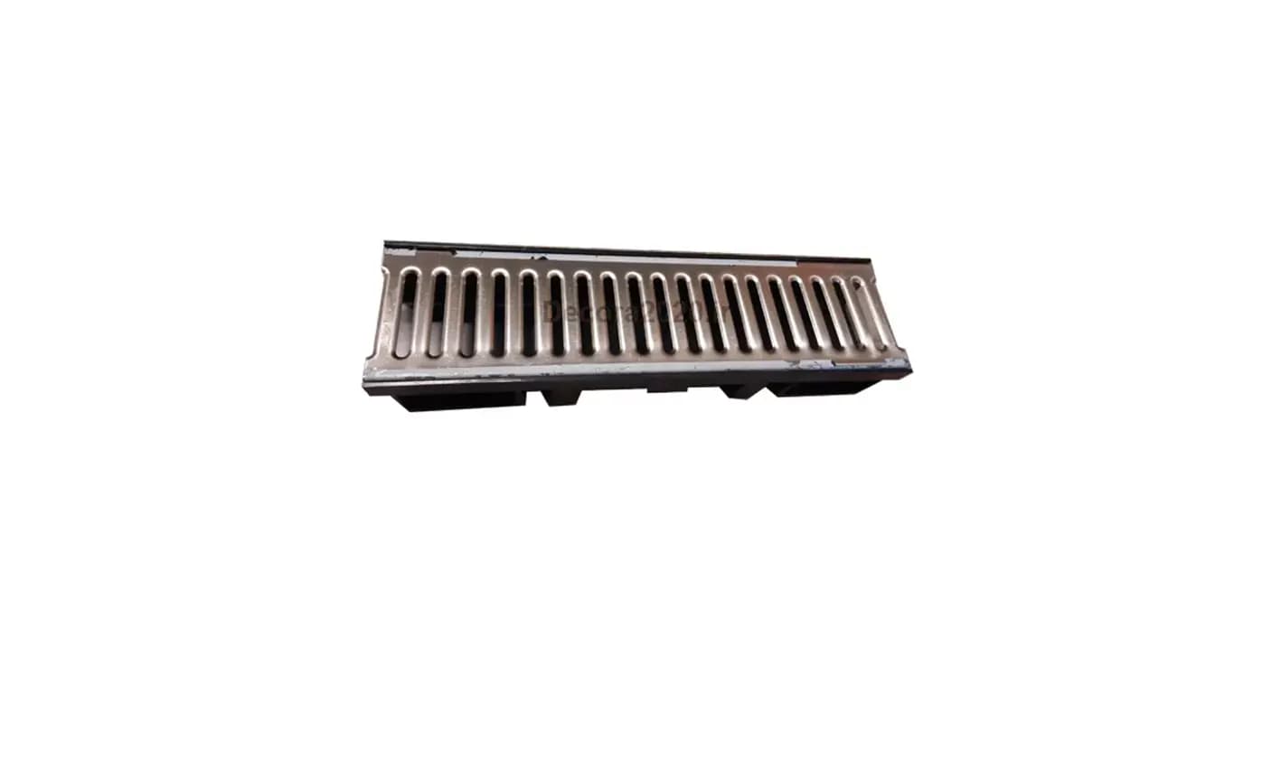 گاتر استیل 6*13 سانتیمتری با کانال پلاستیکی — تصویر ۳
