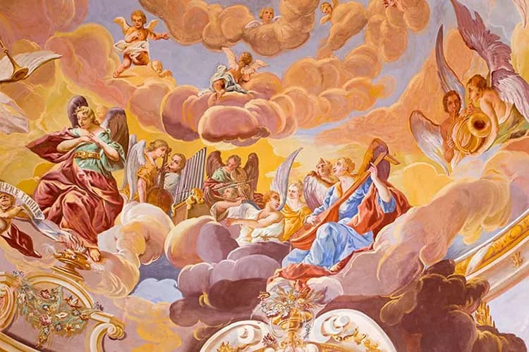 پوستر دیواری طرح جشن فرشتگان