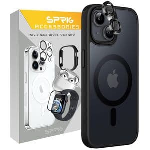کاور اسپریگ مدل Border Magsafe مناسب برای گوشی موبایل اپل Iphone 12 به همراه محافظ لنز دوربین