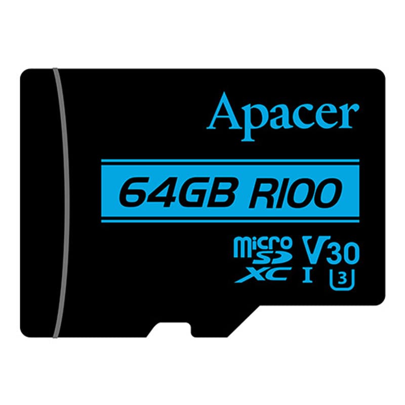 مموری کارت 64 گیگابایت microSDHC اپیسر مدل Rioo A1 به همراه اداپتور — تصویر ۳