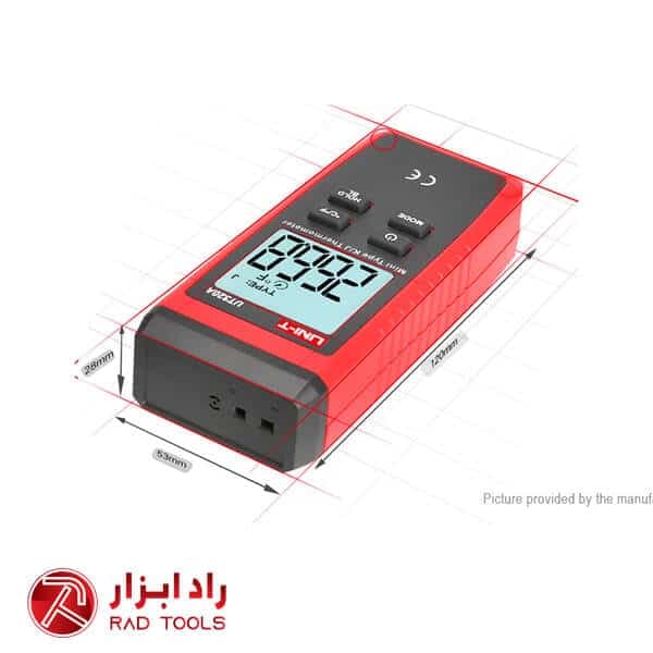 ترمومتر تک کانال مدل UT320A یونیتی — تصویر ۴