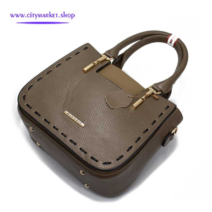 کیف چرم زنانه لیندا مدل V1054 — تصویر ۲