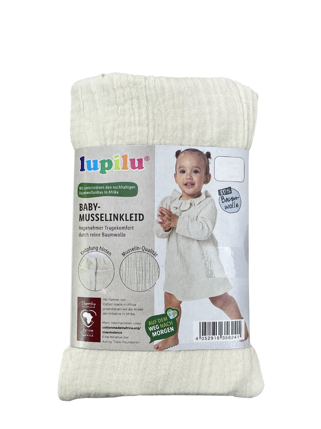 پیراهن دخترانه موسلین برند Lupilu کد A2197