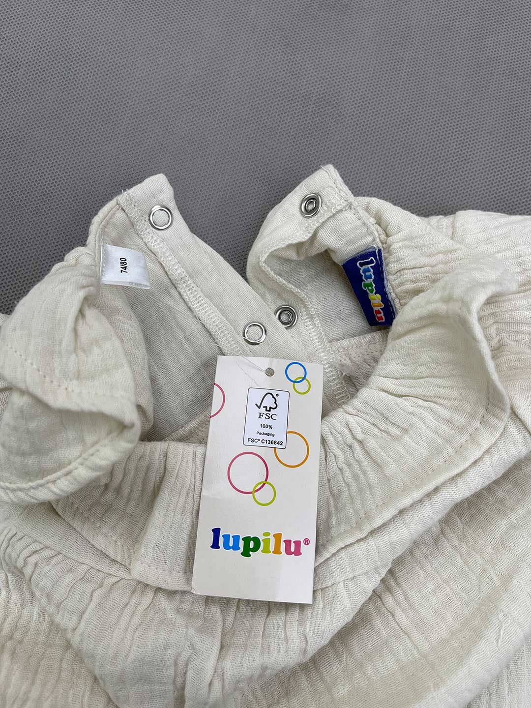 پیراهن دخترانه موسلین برند Lupilu کد A2197 — تصویر ۶