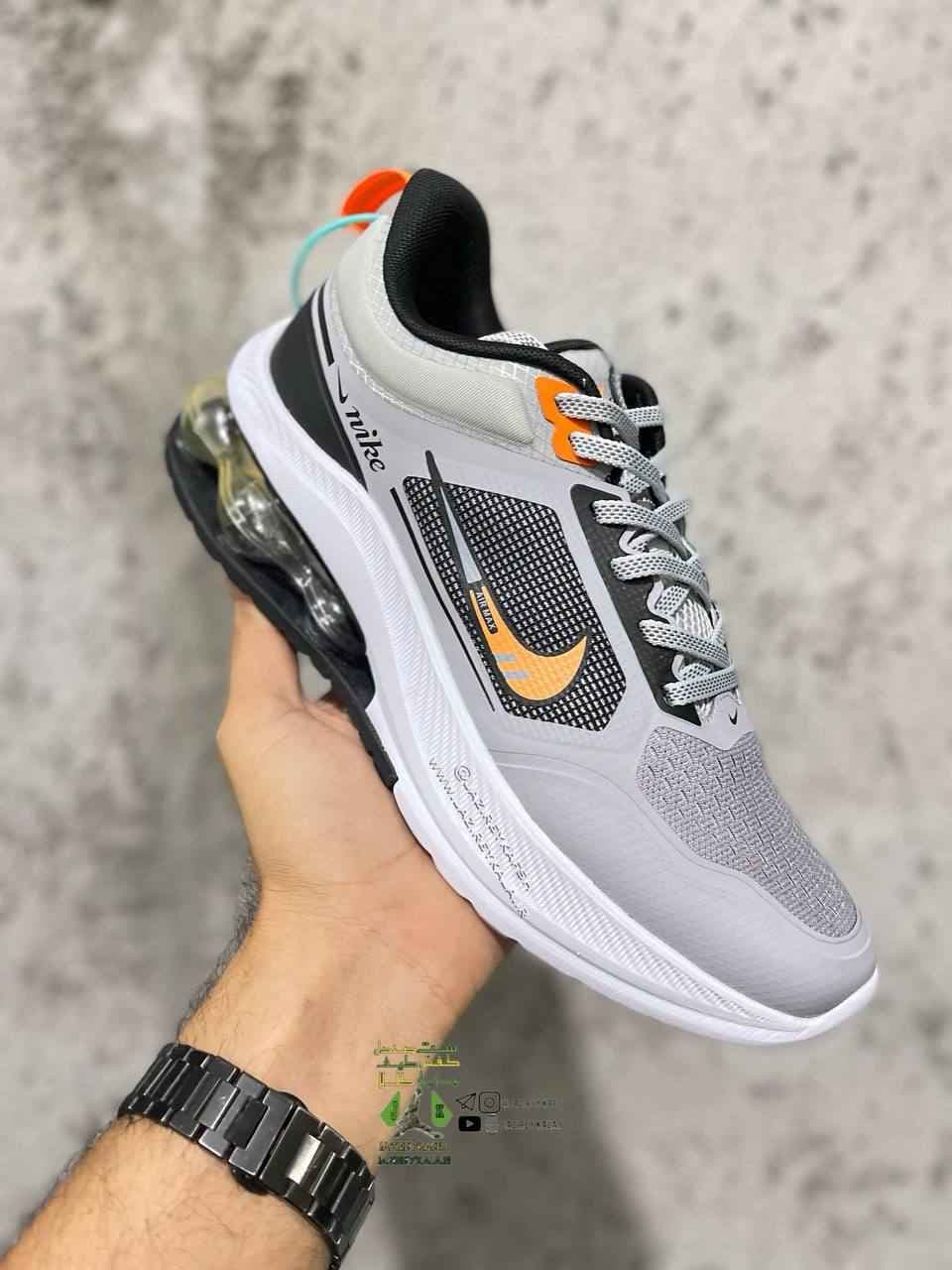 کتانی نایک ایر مکس زیره کپسولی جدید nike airmax طوسی