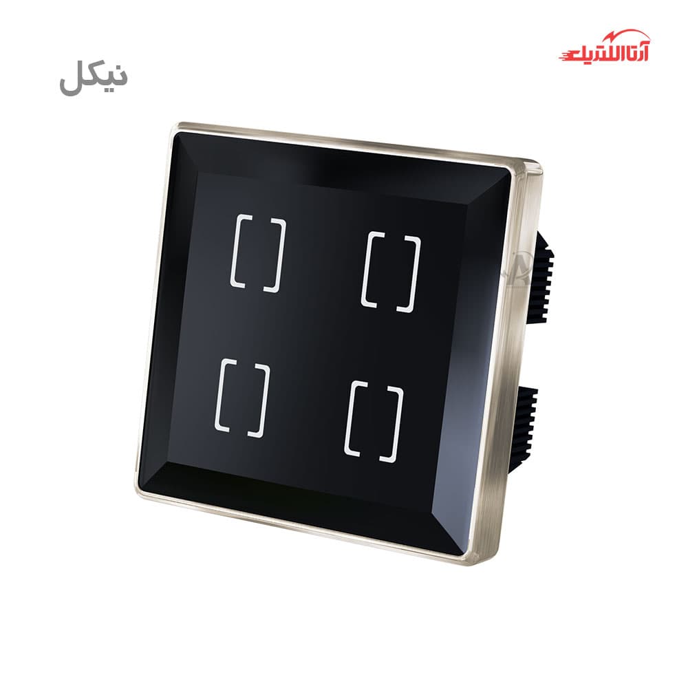 کلید لمسی چهار پل هوشمند مایا سری اریس گراویتی مدل MR4ES11 — تصویر ۳