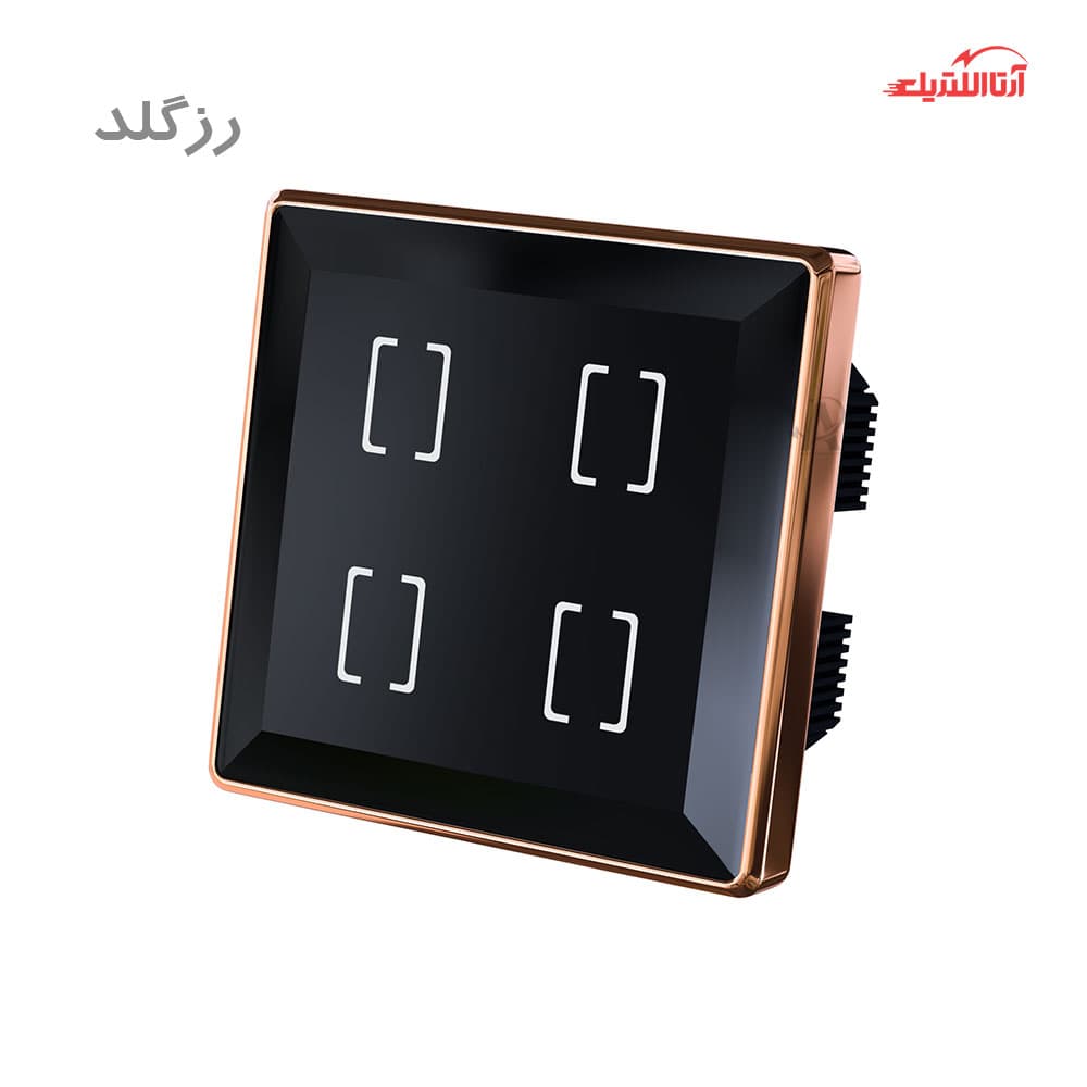کلید لمسی چهار پل مایا سری اریس گراویتی مدل MT4ES11 — تصویر ۷