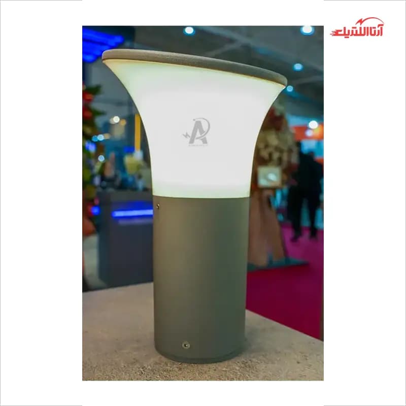 چراغ چمنی 30 سانتیمتری قارچی زمرد نور مدل ZNE.G.221 — تصویر ۲